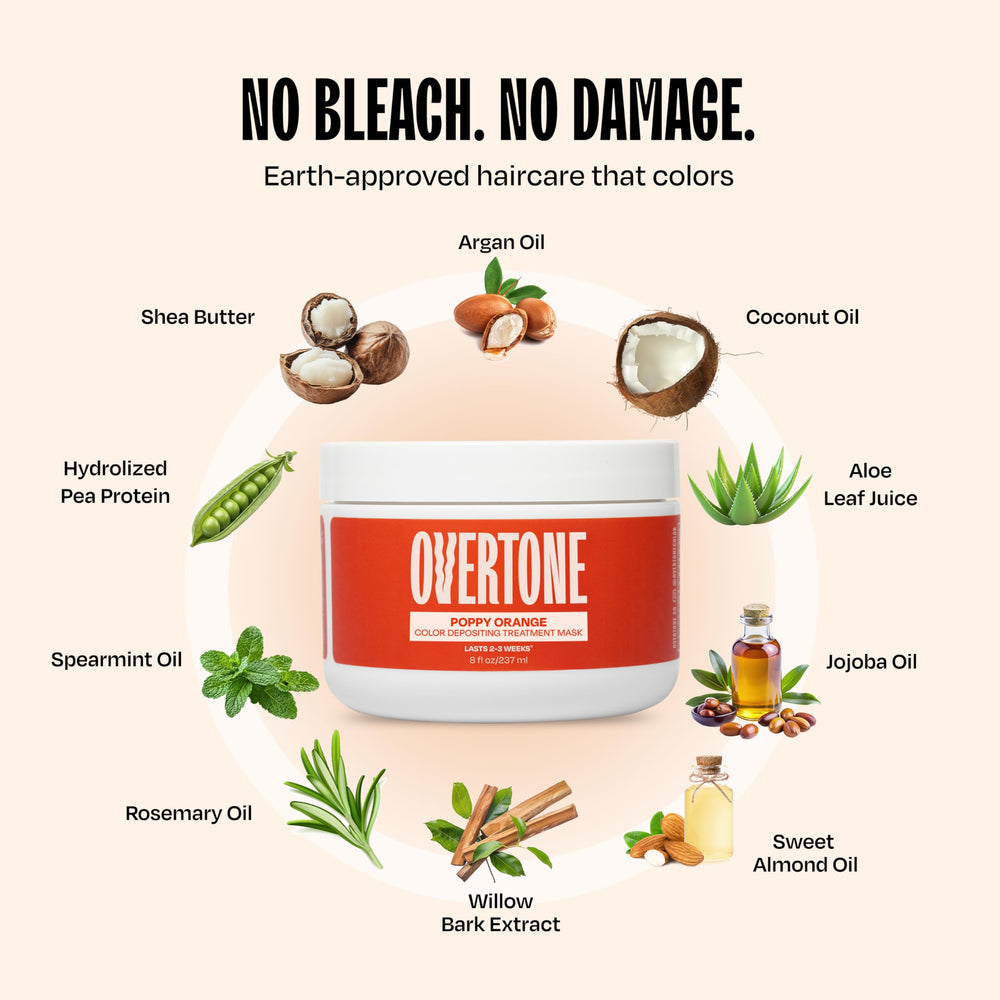 Overtone semi-permanent color effects palette image hints at shade versatility