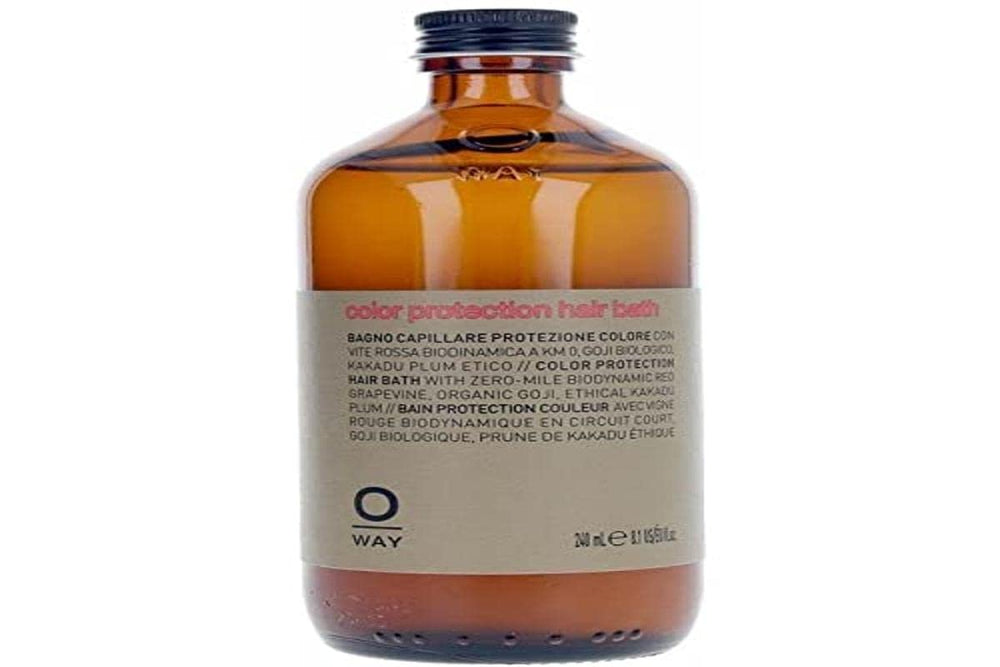 OWAY Color Protection Hair Bath bottle showing color-safe cleansing for color-treated hair