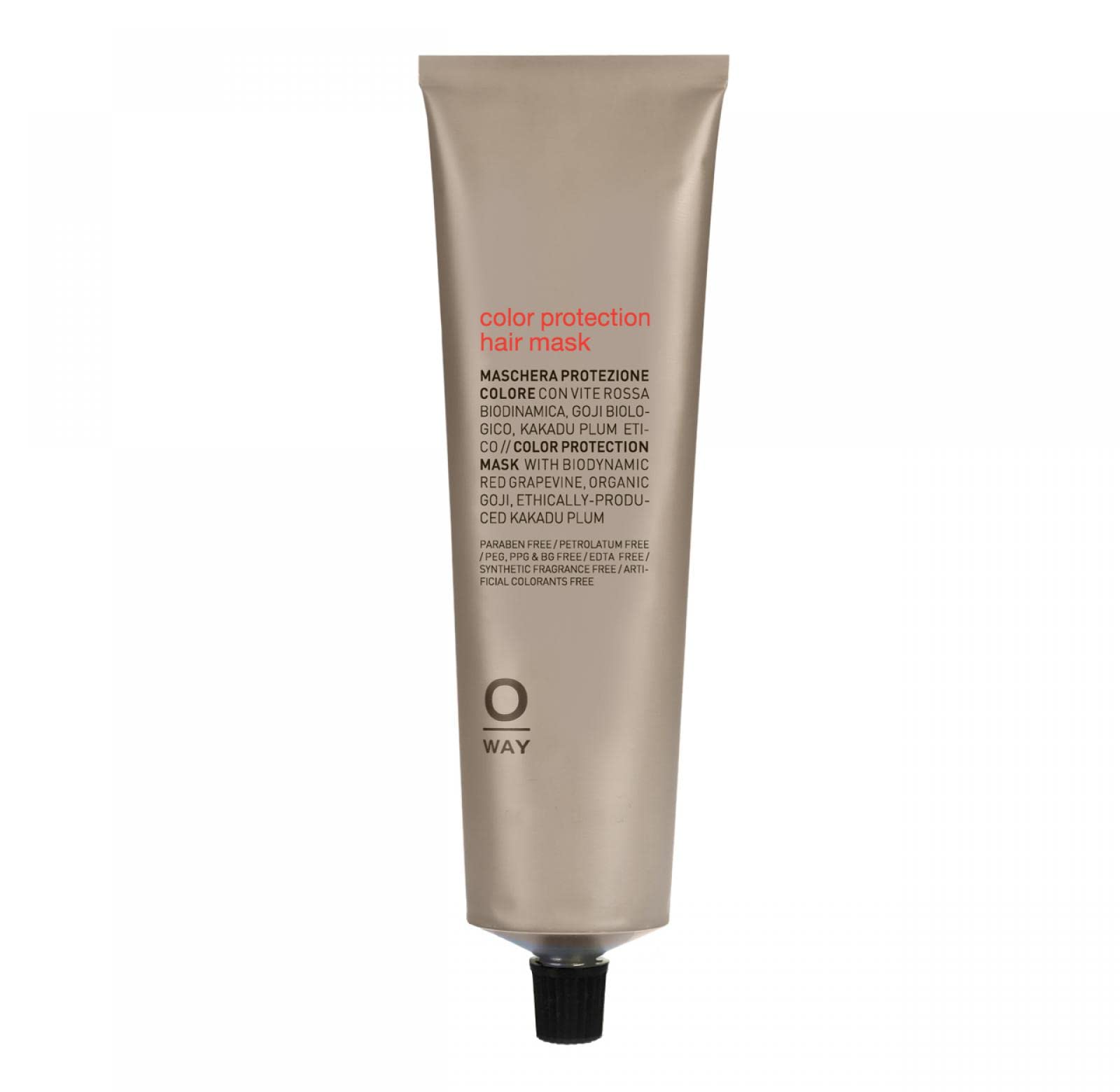 OWAY Color Protection Hair Mask jar with nourishing, color-safe formula for lasting vibrancy