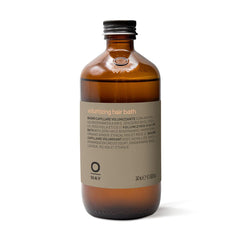 OWAY volumizing hair bath bottle provides a gentle cleanse and root lift for fine hair
