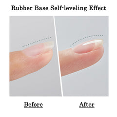 OXXI Professional Self-Leveling Base Gel swirls into grooves