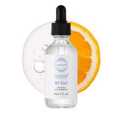 OxygenCeuticals B5 Gel bottle showing hydration-focused serum for daily skincare.