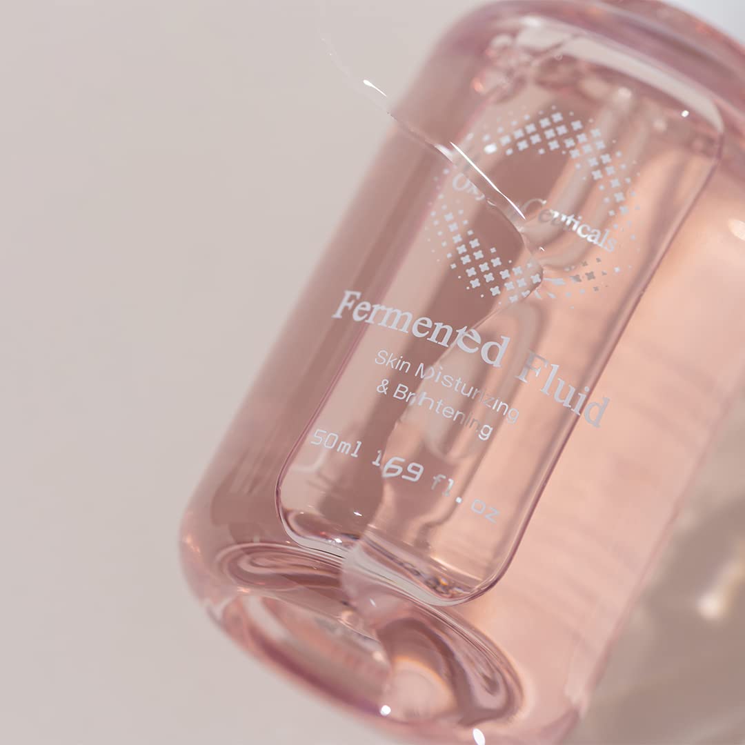 OxygenCeuticals Fermented Fluid fructan ferment detail emphasizes hydrating ingredients.