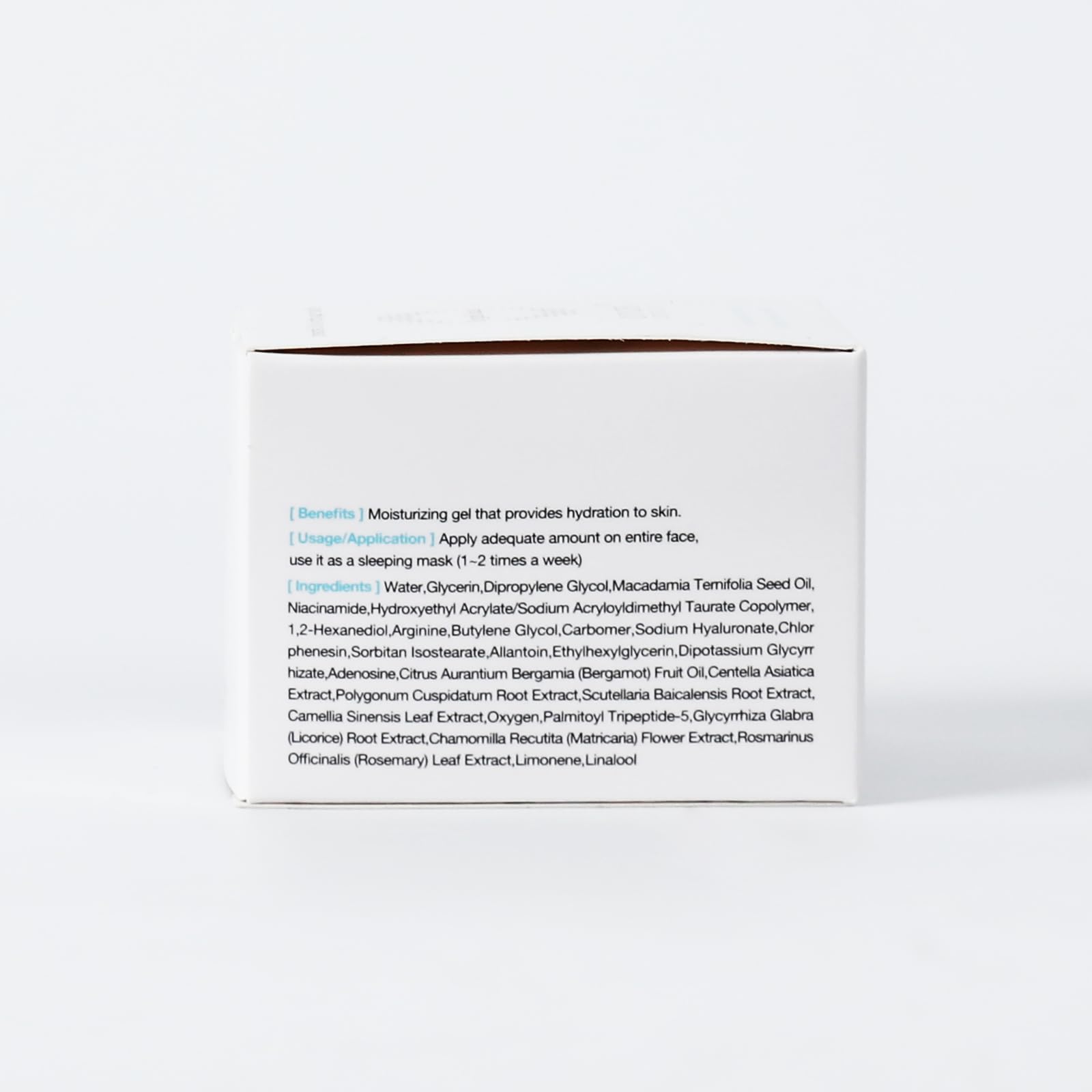 OxygenCeuticals HA Gel texture swatch demonstrating fast-absorbing hydration without heaviness