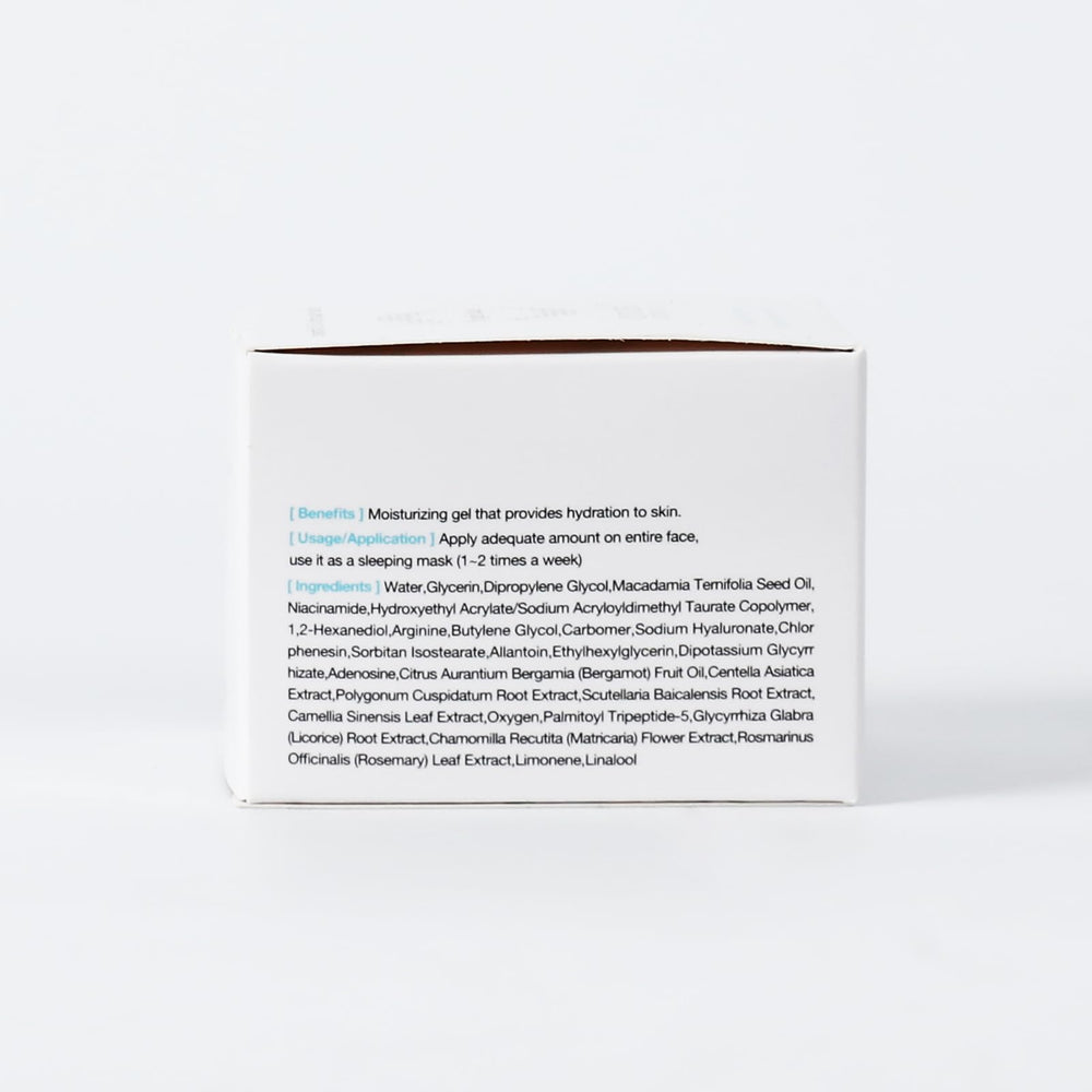 OxygenCeuticals HA Gel texture swatch demonstrating fast-absorbing hydration without heaviness