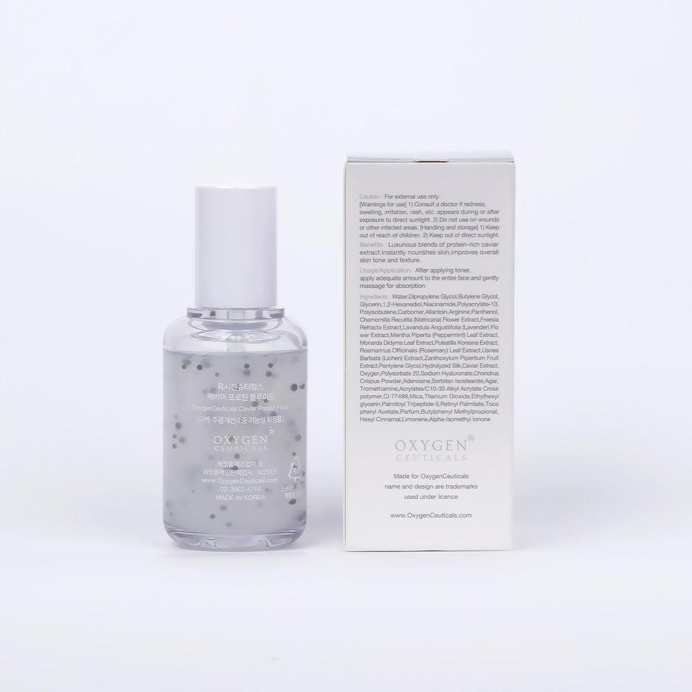OxygenCeuticals product in hand illustrating easy layering.