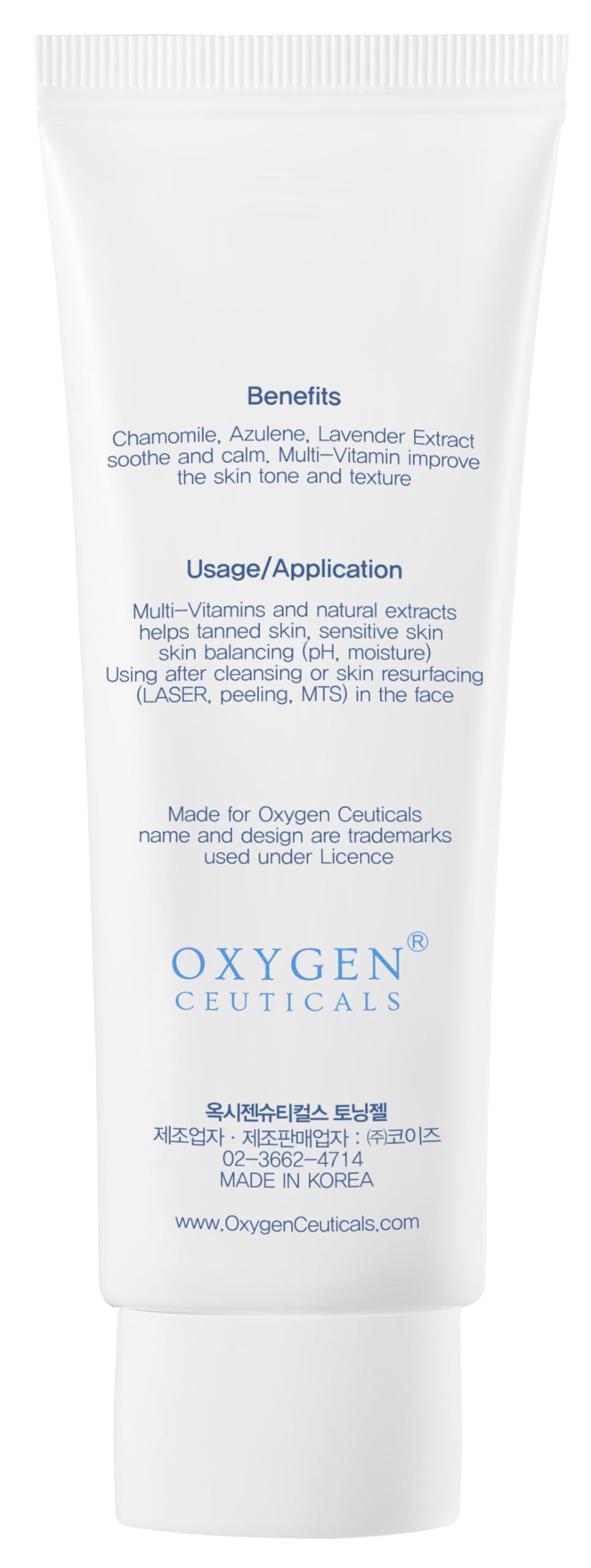 OxygenCeuticals Gel-based toner for daily skincare routine.