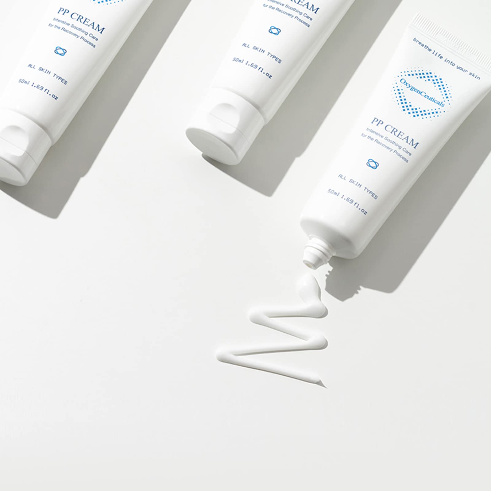 OxygenCeuticals PP Cream barrier-soft focus image suggests protective skin support
