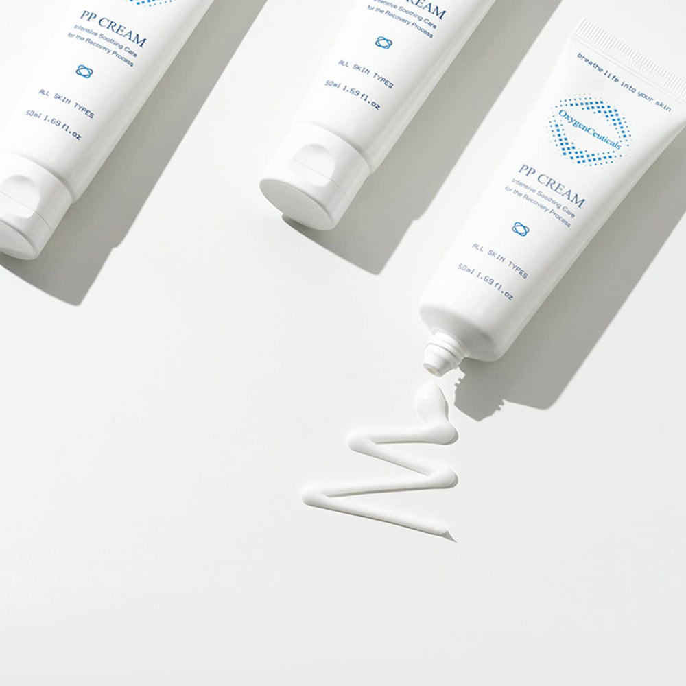 OxygenCeuticals PP Cream barrier-soft focus image suggests protective skin support