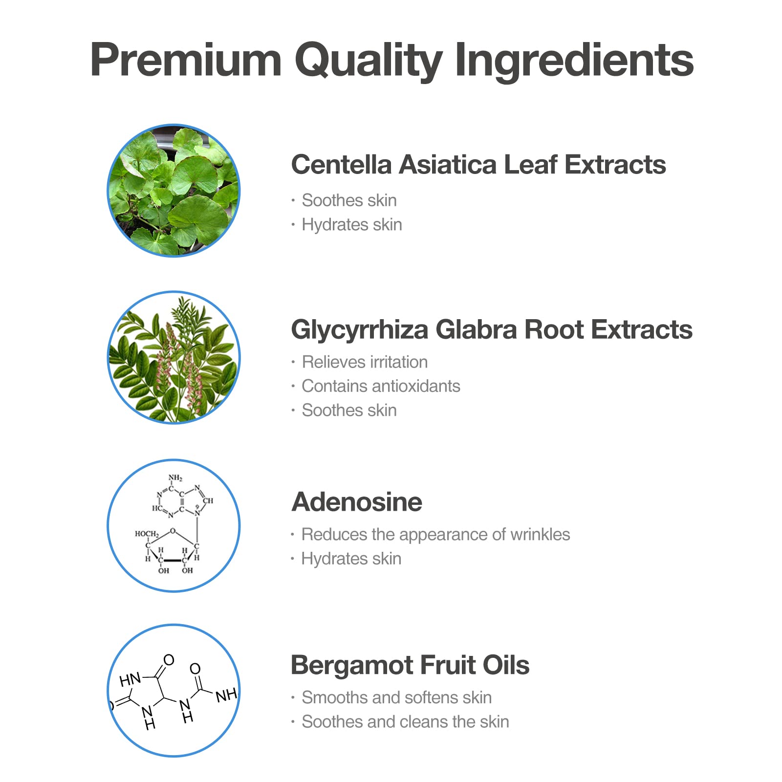 OxygenCeuticals Toning Gel centella extract close-up showing soothing formula.