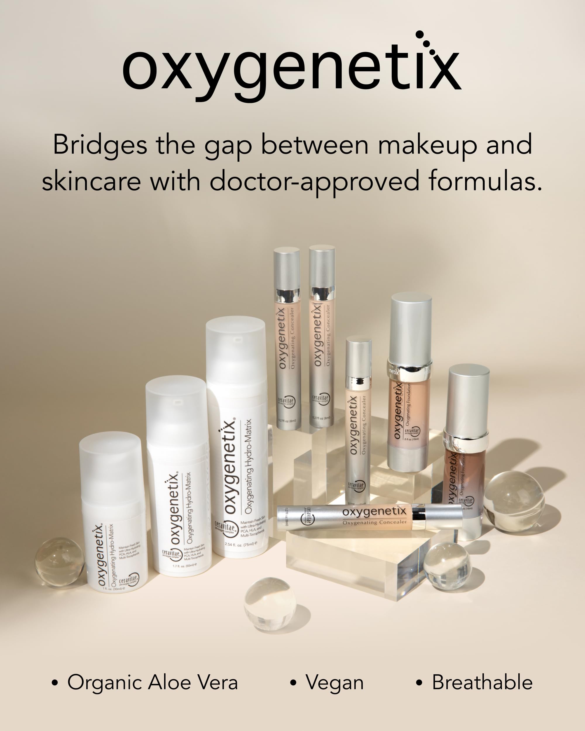 Oxygenetix Foundation sensitive-skin formula suits reactive complexions.