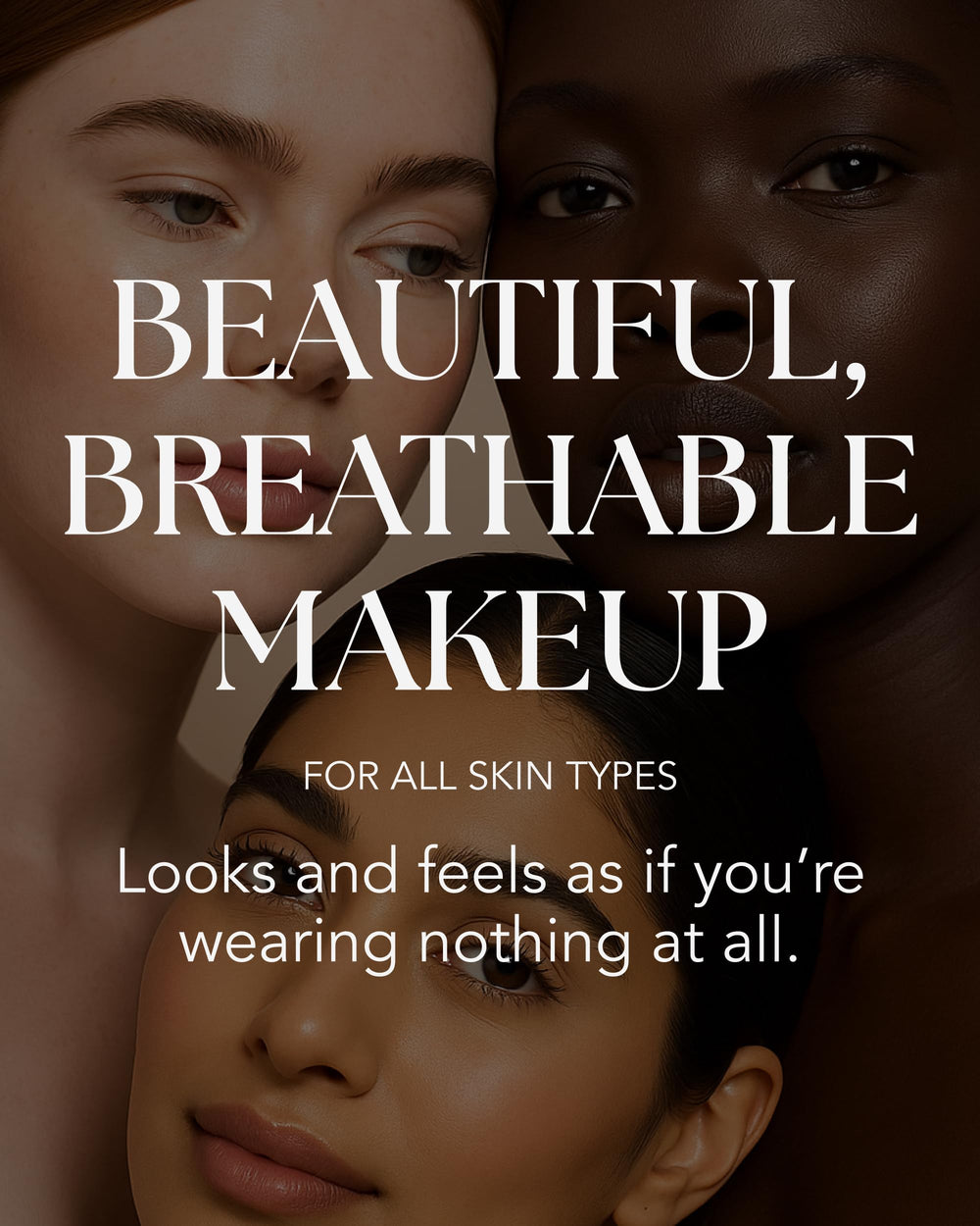 Face with Oxygenetix Pearl on-face natural look and skin-like coverage
