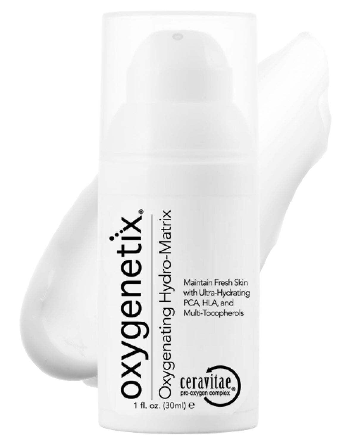 Oxygenetix Oxygenating Hydro-Matrix bottle provides lightweight hydration for sensitive skin