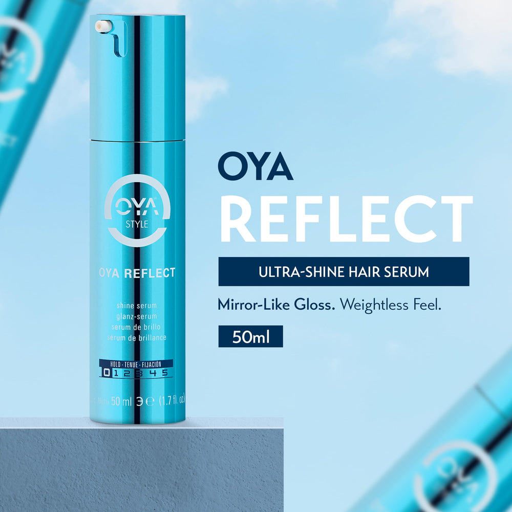 OYA Reflect serum dispense close-up demonstrating easy, precise application.