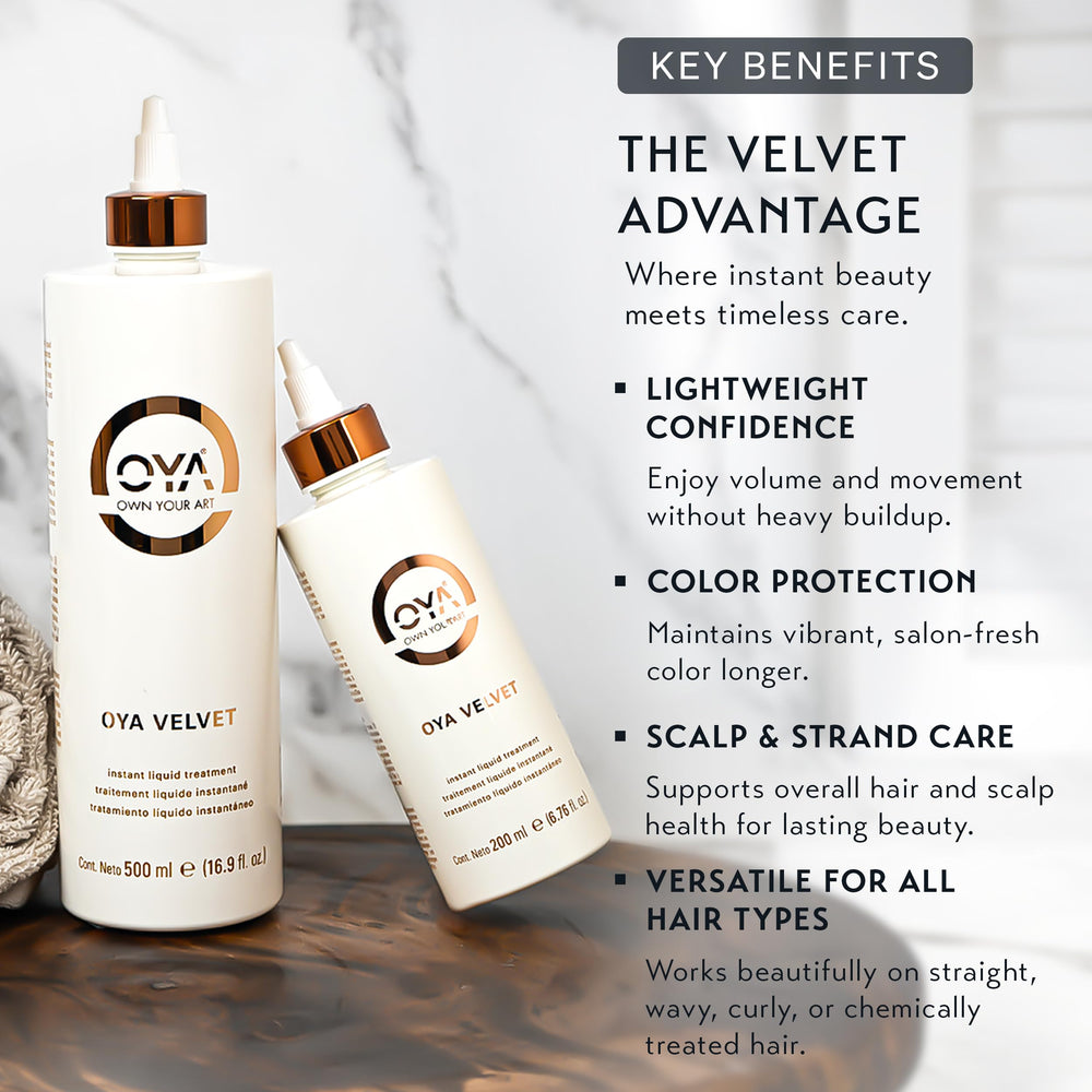 OYA Velvet Instant Conditioner rich cream protecting color-treated hair