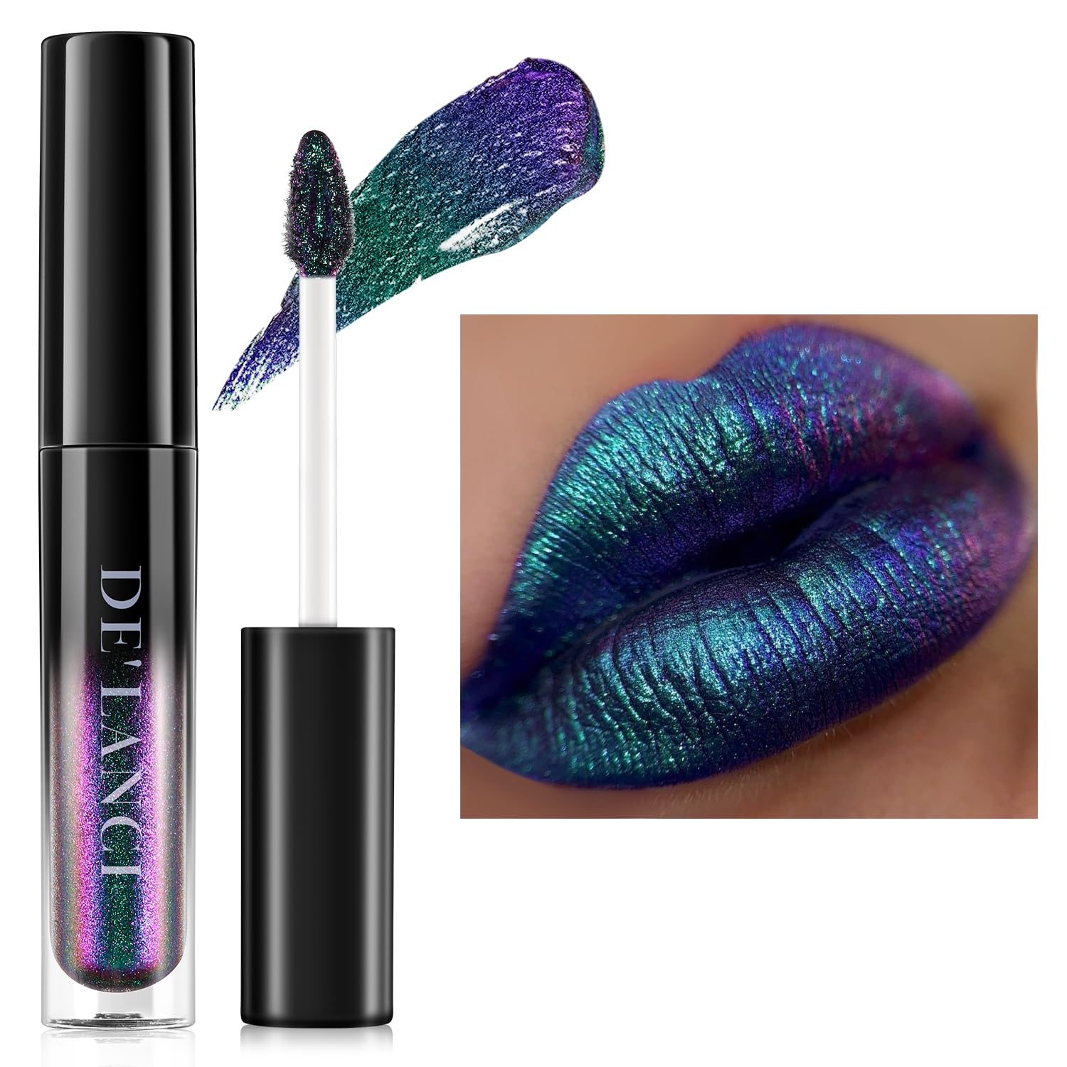 oygcee Chameleon lipstick bottle pour reveals rich color flow for bold looks