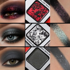 oygcee red-black-purple creamy shimmer shade adds mysterious depth