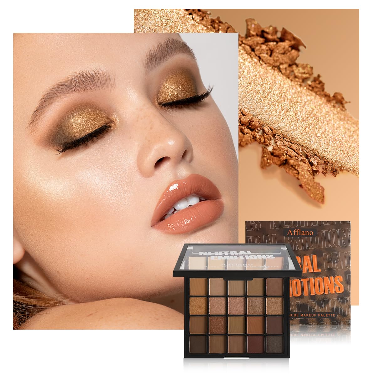 oygcee nude neutral palette long-wear formula resists fading for all-day wear