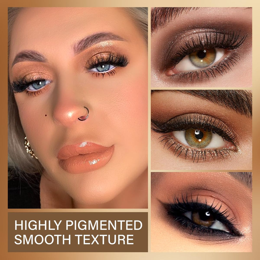 oygcee nude neutral palette swatches illustrate creamy textures and seamless blending