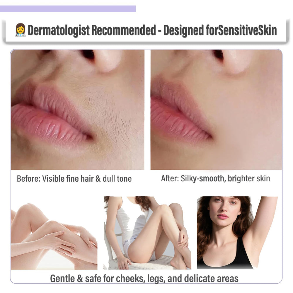 OYKOSE bikini line and underarm use shows versatile areas for application.