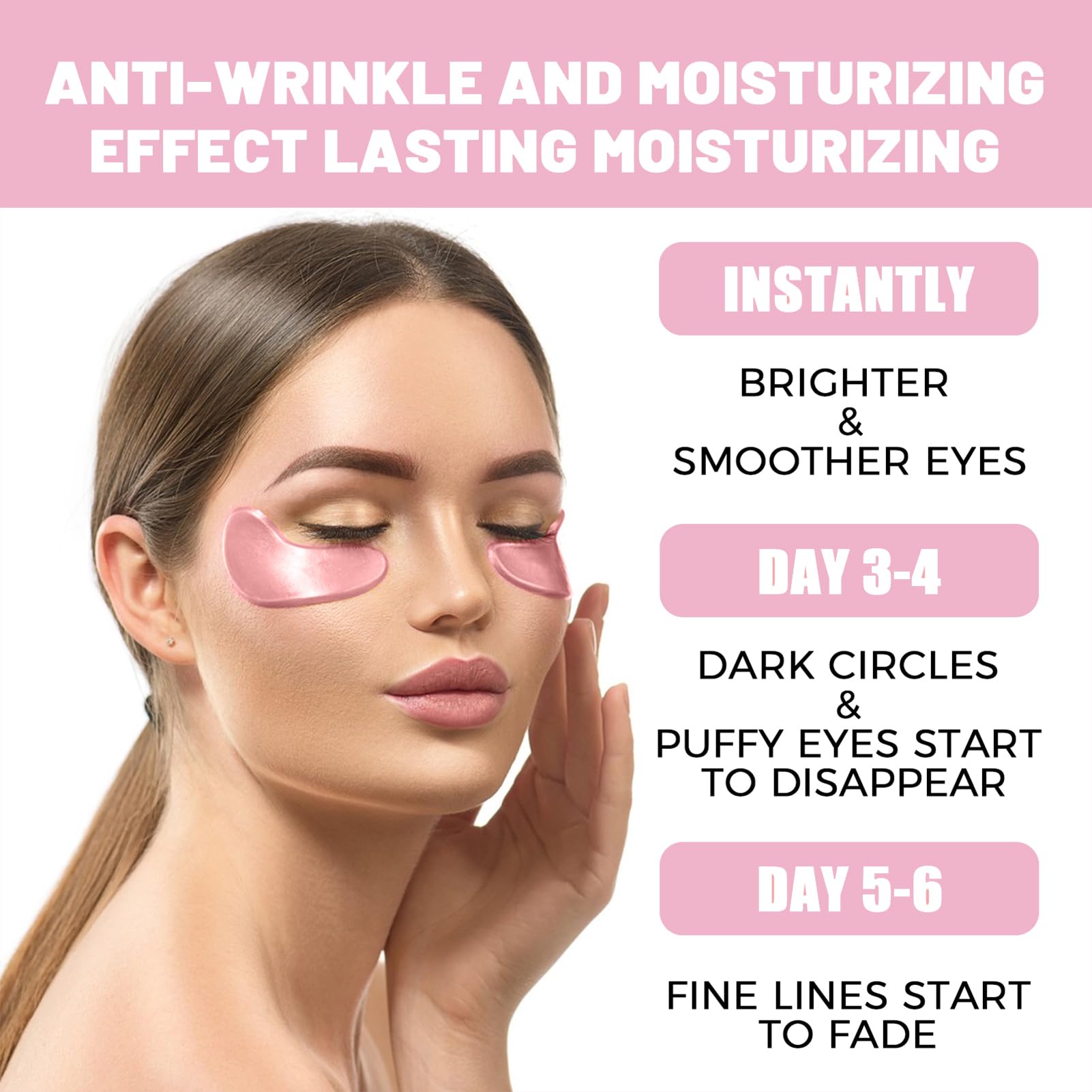 OYKOSE Instalift patch close-up shows clear, lightweight film blending with skin