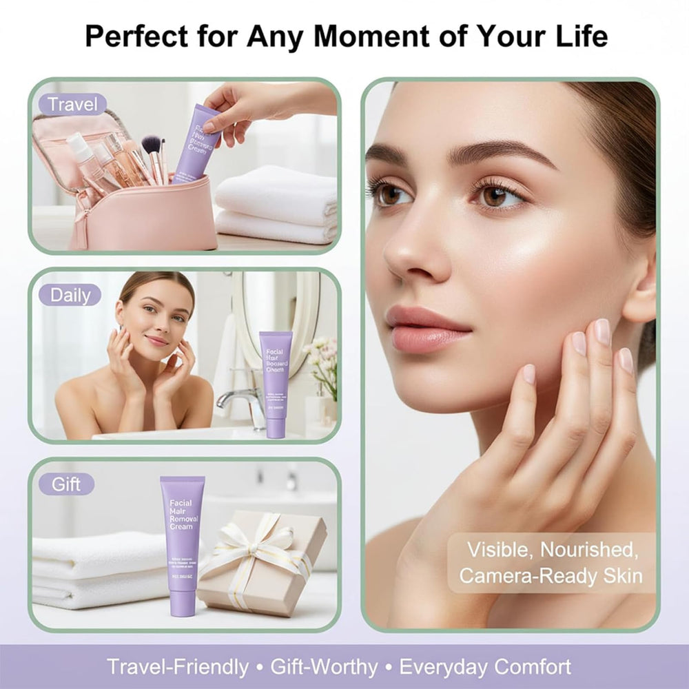 OYKOSE post-use skin appears smooth and refreshed after gentle application.