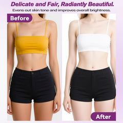 Oyshriola Skin Bleaching Cream applied to underarms brightens gently for smoother tone.