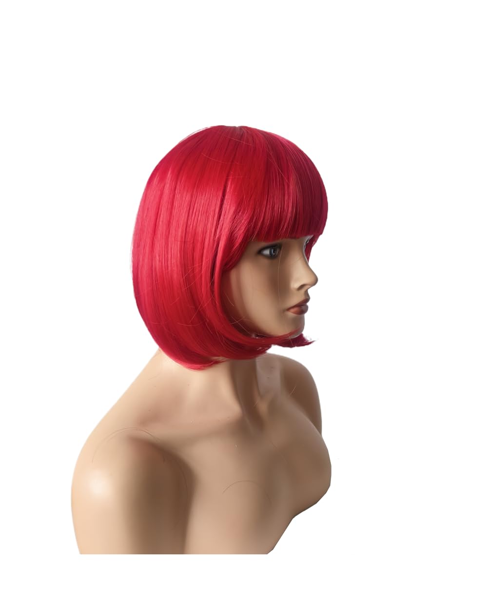 OYSRONG red bob short wig easy-care styling for quick, confident outfits.