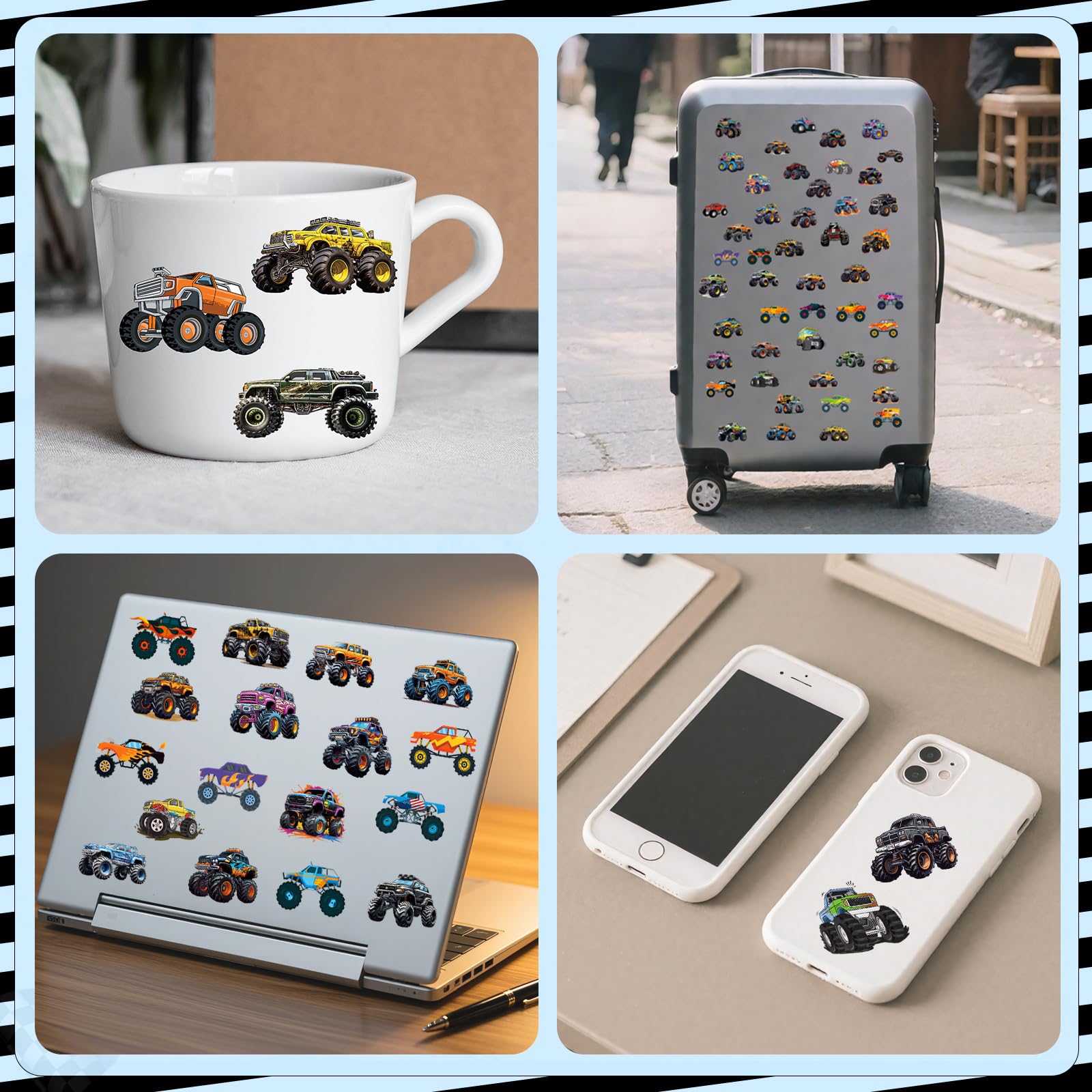 Ozepao car-themed party favors tattoos add excitement to celebrations.