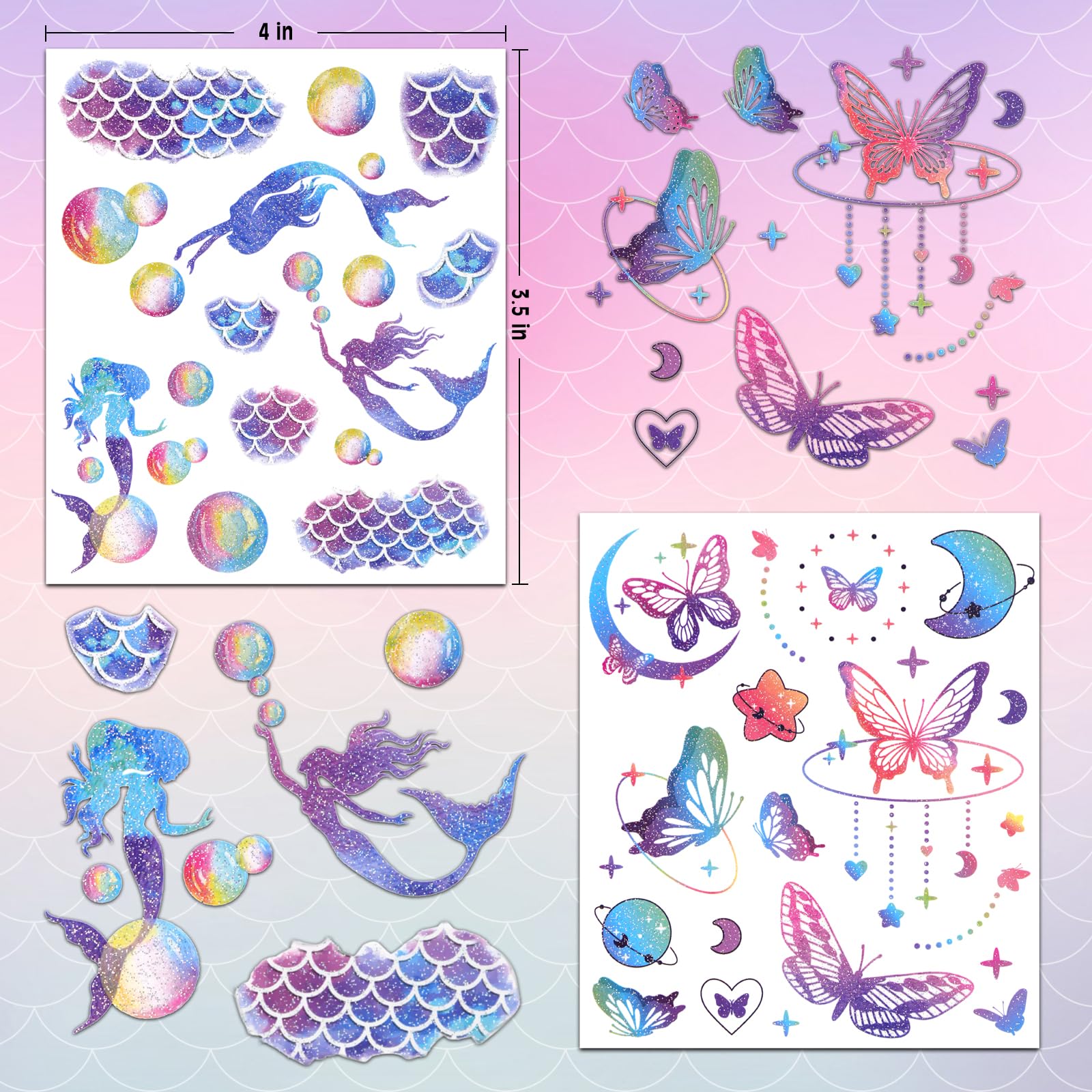 Ozepao Glitter Tattoos fairy designs for magical moments at events