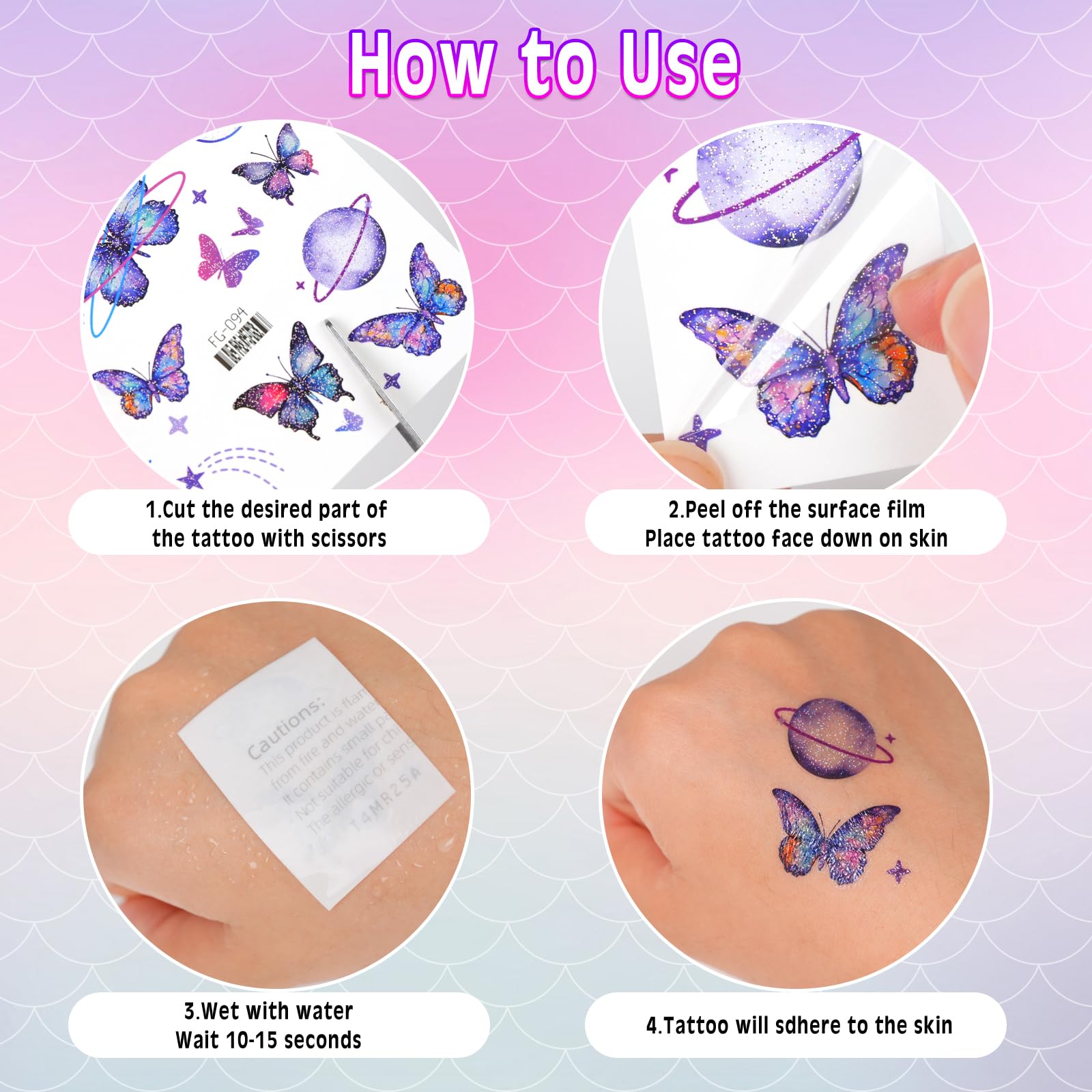 Ozepao Glitter Tattoos party favors designs for easy gift bags and thrills