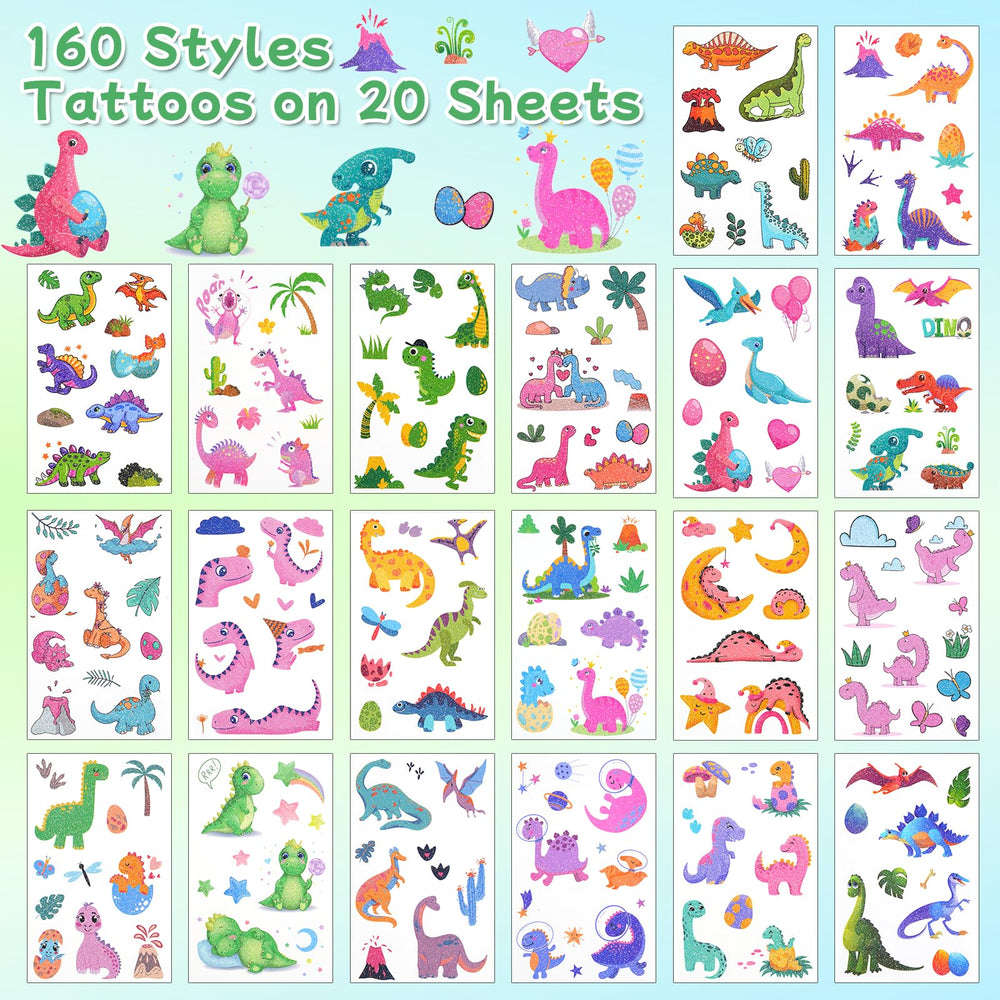 Ozepao dino tattoo party favors add exciting, creative activity for kids.