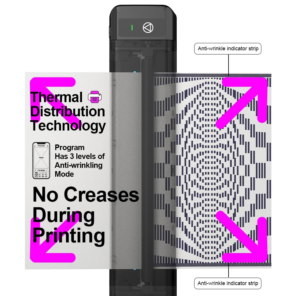 OZER M08Pro transfer paper with crisp stencil preview