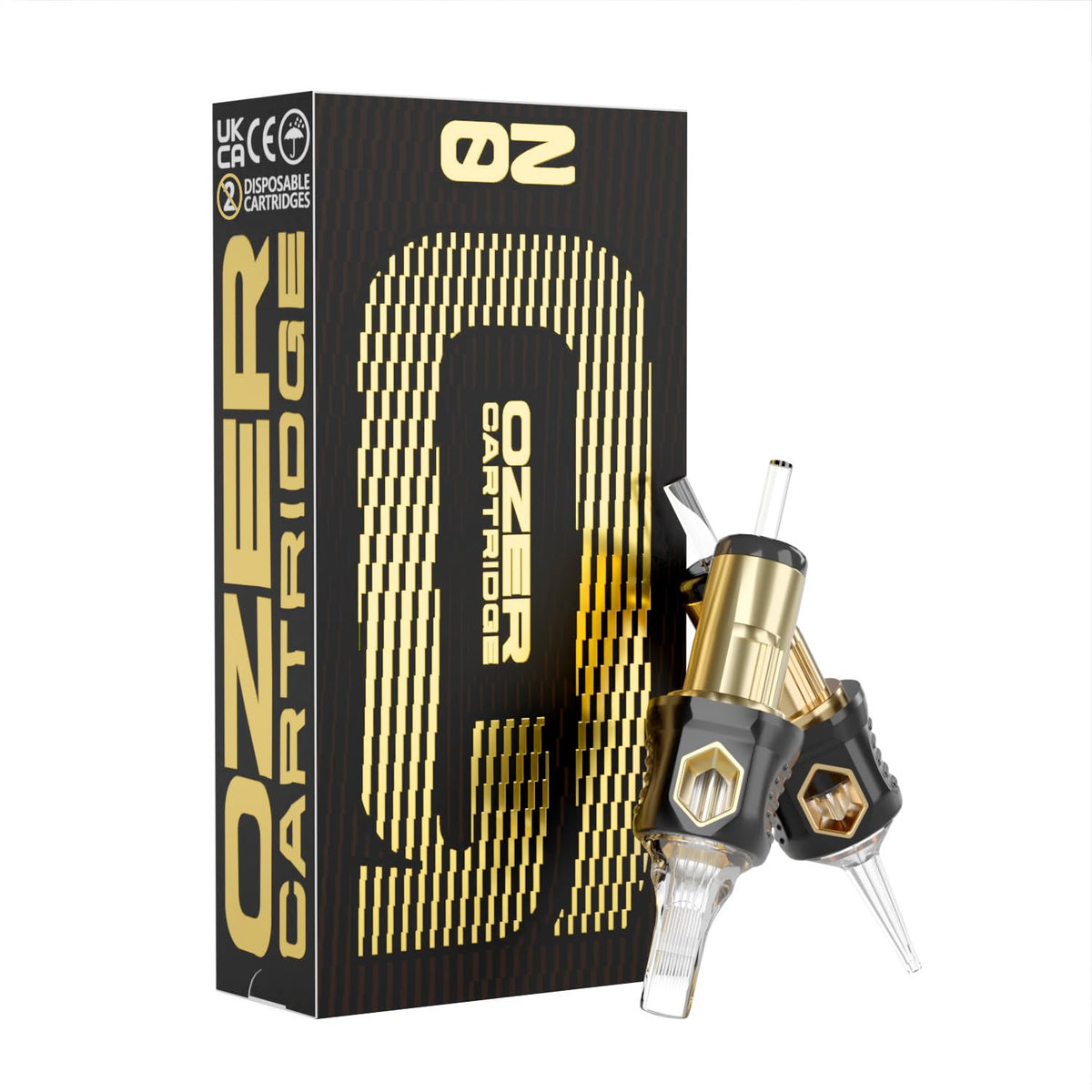 OZER 1203RL cartridge packaged for sterile single-use safety.