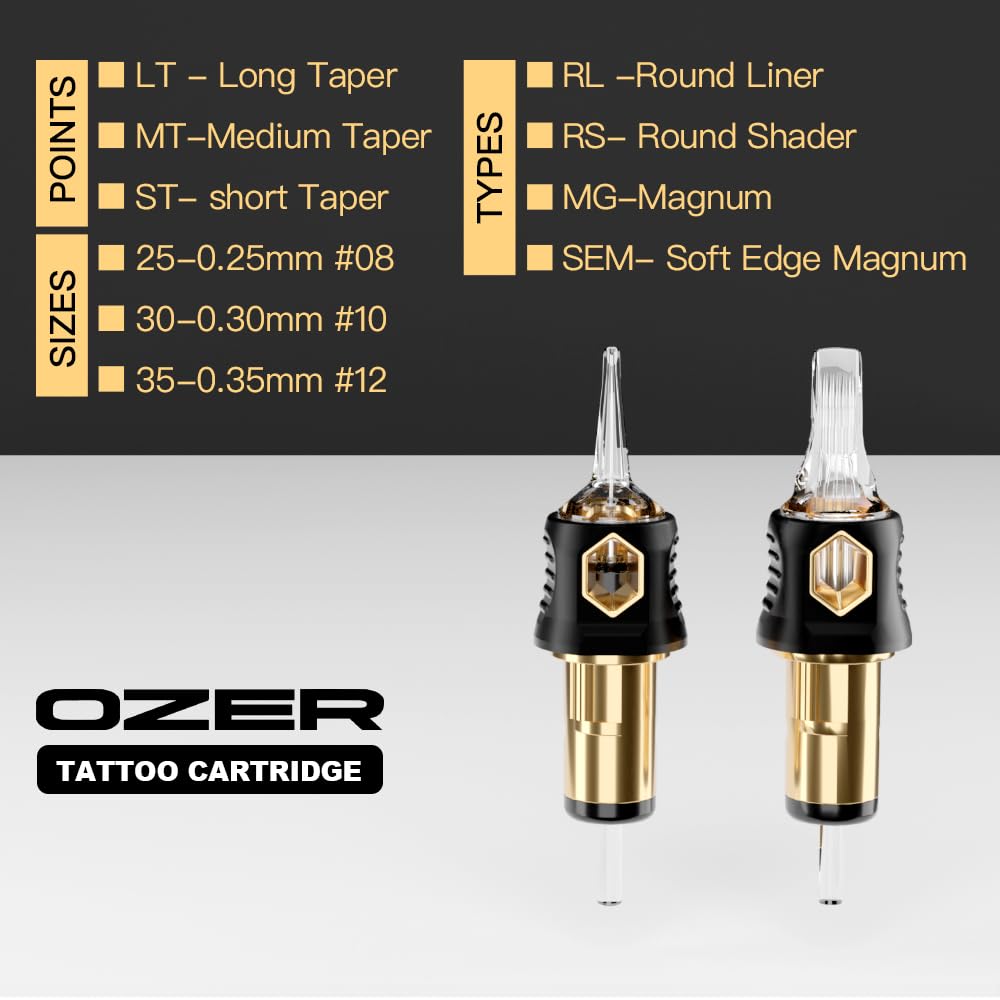 OZER 1203RL transparent body displays ink level for monitoring.