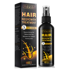 Pabedo 5% Minoxidil bottle dispense aids precise scalp treatment.