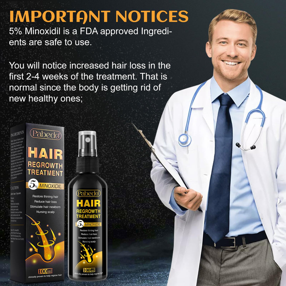 Pabedo daily routine with spray for convenient hair care.