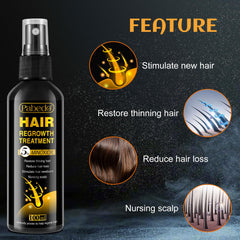 Pabedo Minoxidil bottle label closeup shows ingredients for hair vitality.