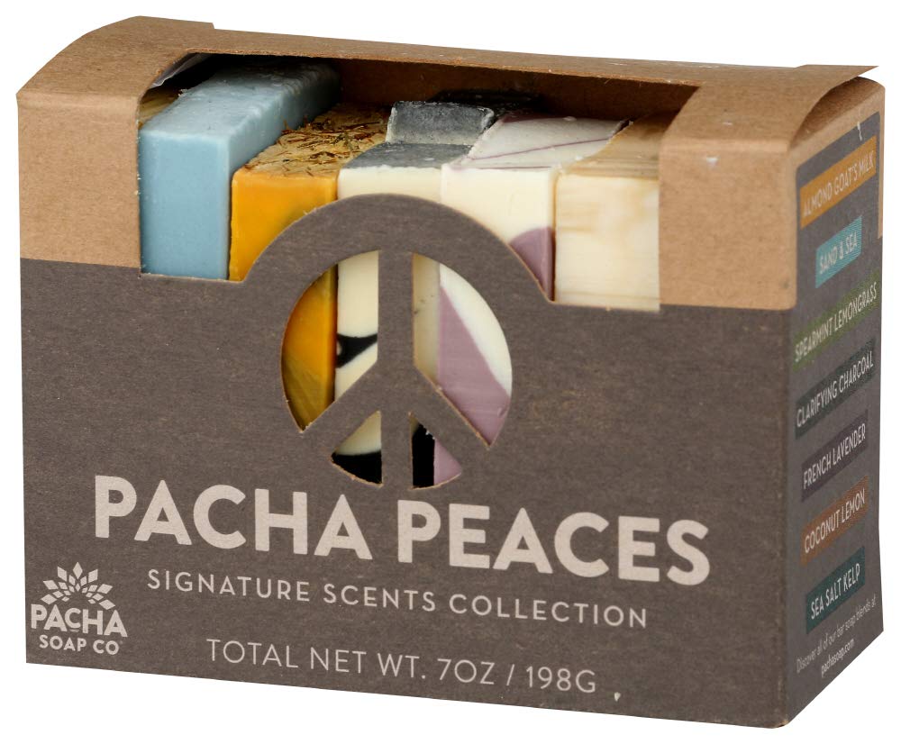 Close-up of Calm Peaces lather highlighting creamy texture