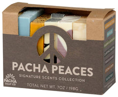 Close-up of Calm Peaces lather highlighting creamy texture
