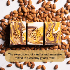 Pacha Soap Co charcoal bar designed for deep cleansing and pores refinement.