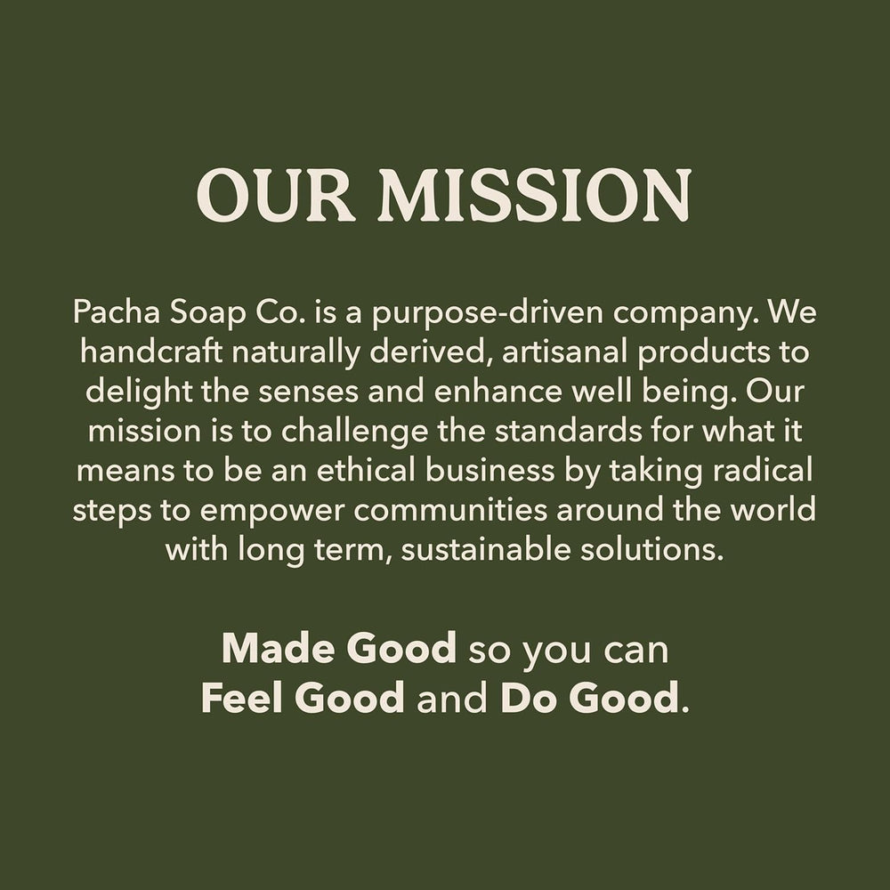 Pacha Soap Co coconut lemon bar gift-ready presentation.