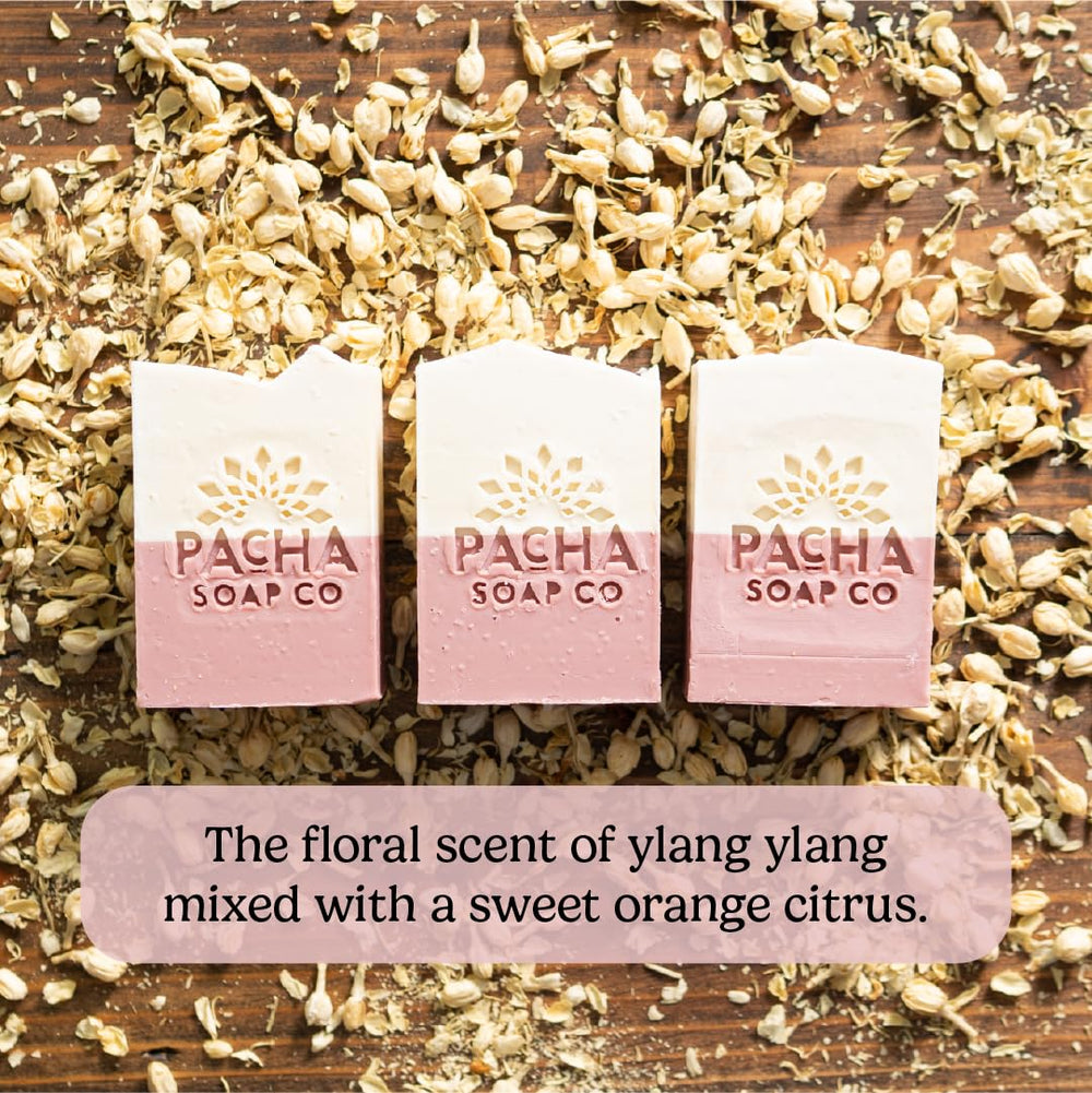 Pacha Soap Co essential oils bar offering creamy lather and natural aroma