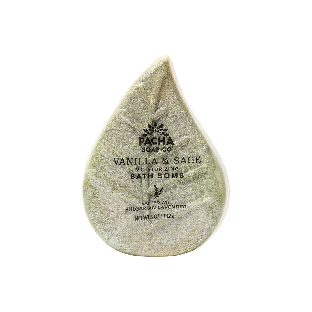 Pacha Soap Co nourishing plant oils bath bomb enhances skin softness