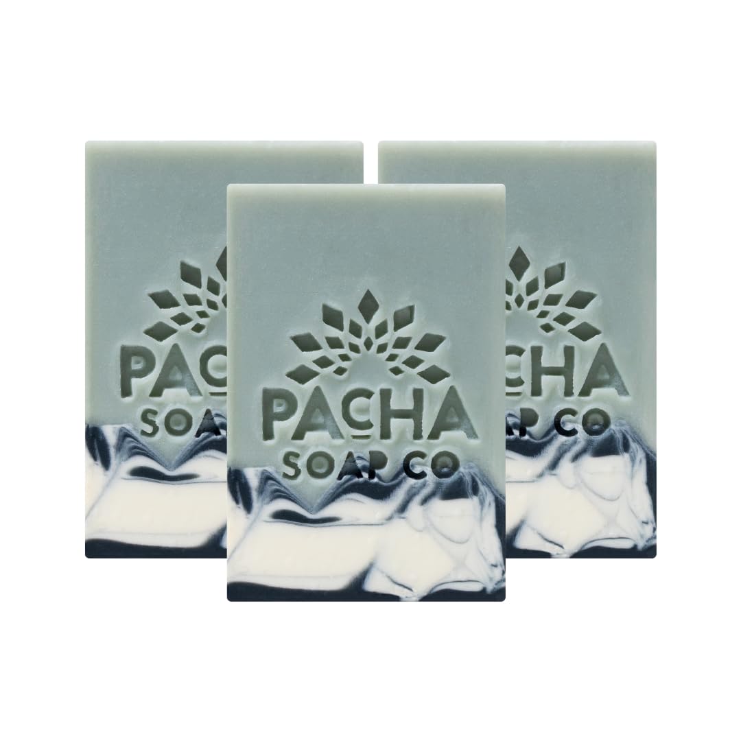 Pacha Soap Co Vanilla & Sage bar with calming aroma for daily cleansing.
