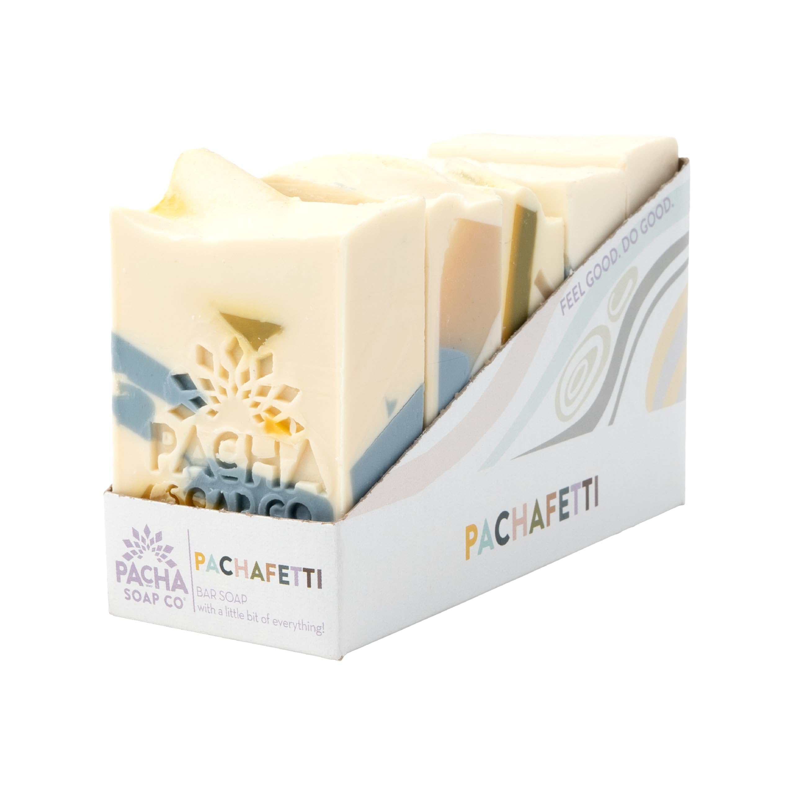Pachafetti bar lemongrass peppermint aroma delivers a refreshing cleansing experience.