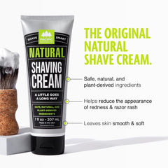 Cream texture close-up of Pacific Shaving Company vitamin E shaving cream