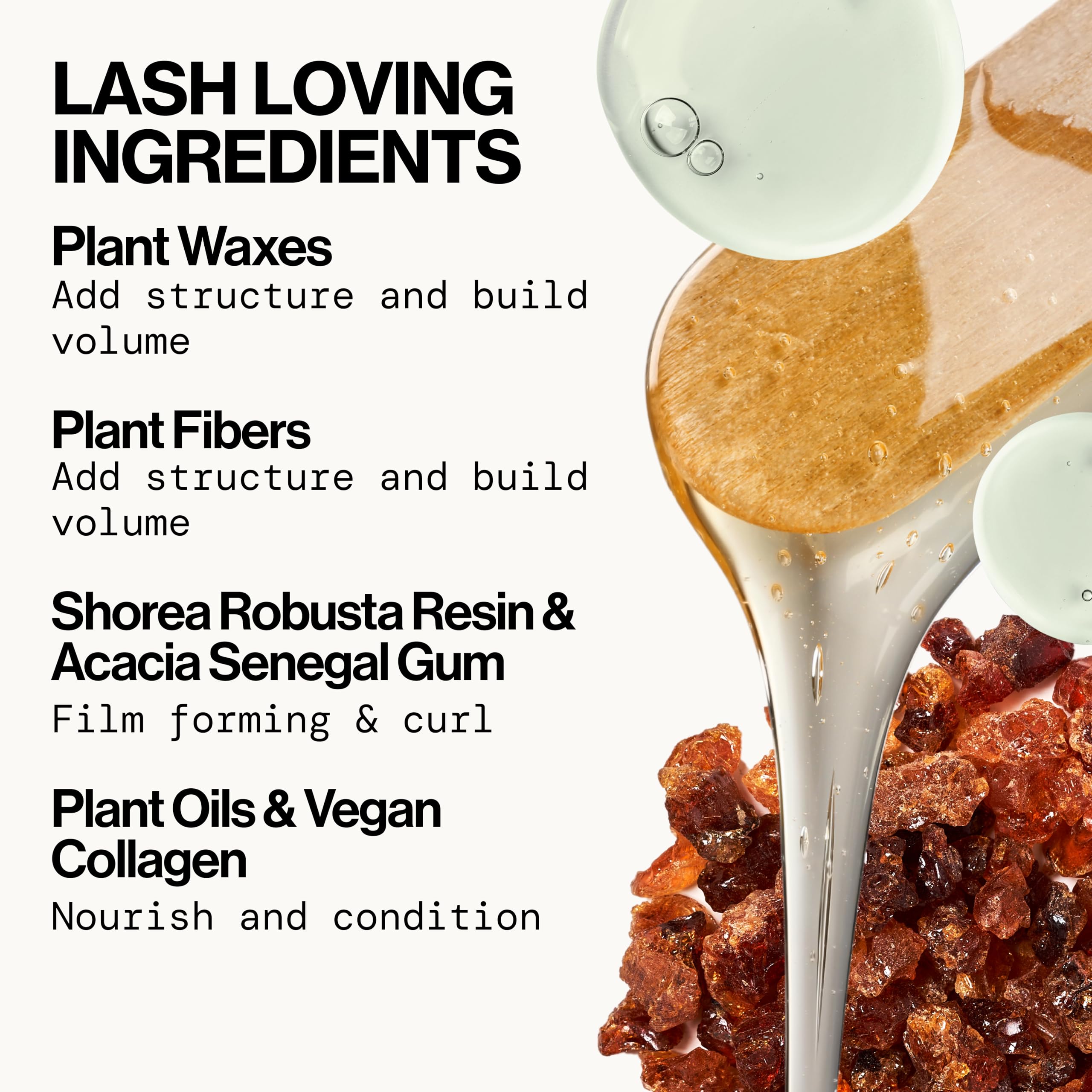 100% vegan formula supports cruelty-free beauty with lash conditioning.
