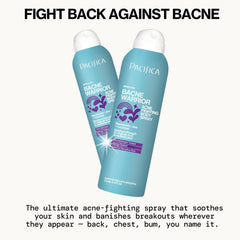 Pacifica Bacne Warrior Aloe and cucumber soothing formula calms skin.