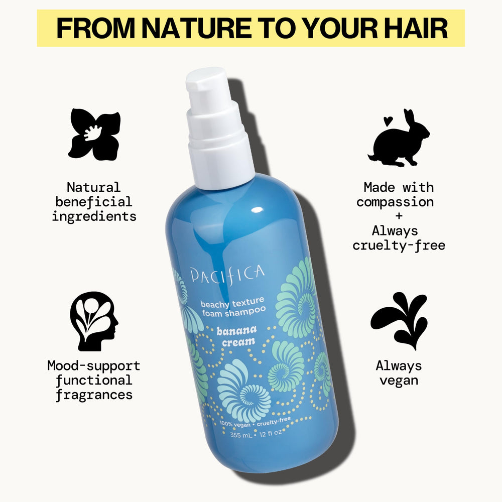 Pacifica Beachy waves texture close-up on hair strands